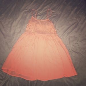 Very fun summer peach dress